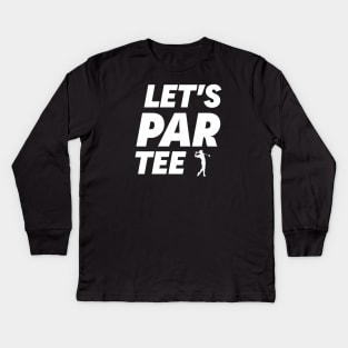 Let's Par Tee Golf Kids Long Sleeve T-Shirt